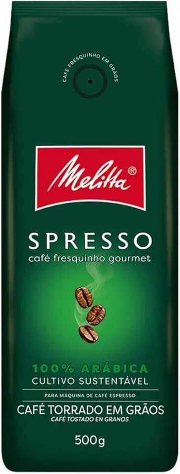 Melitta Café Torrado em Grãos Spresso Gourmet Pacote 500g