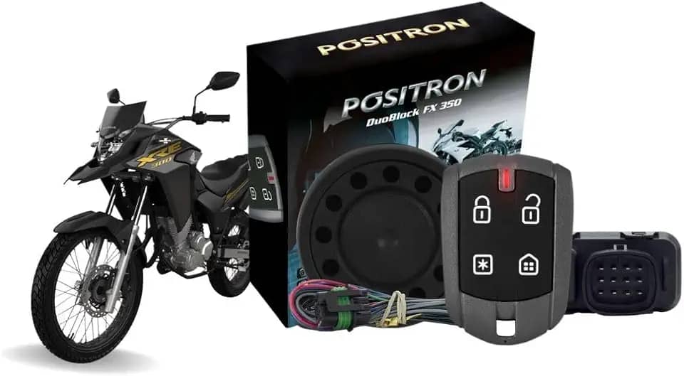 Alarme para Moto Positron Duoblock FX 350 G8 Dedicado Honda XRE 2019/2020 - 1 Unidade
