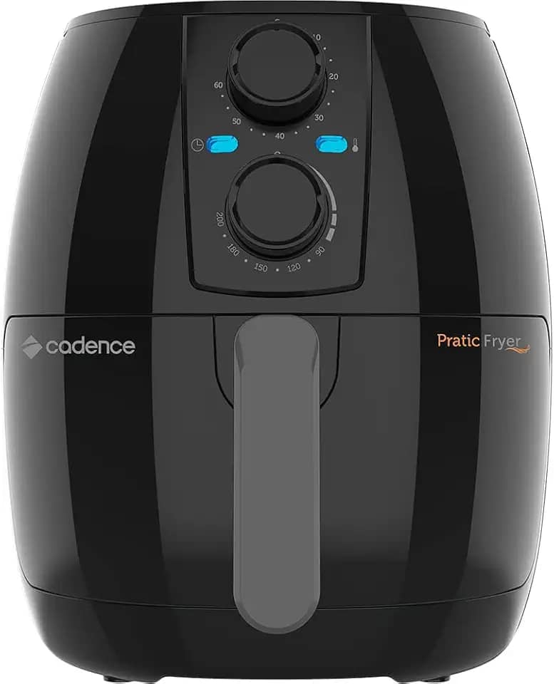 Fritadeira sem Óleo Cadence Pratic Fryer, 3L, Preta, 110V, FRT515