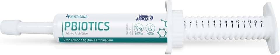 Seringa Pbiotics Nutrisana Mundo Animal para Cães e Gatos 14g