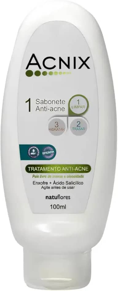 Sabonete Anti-Acne Acnix 100ml Natuflores