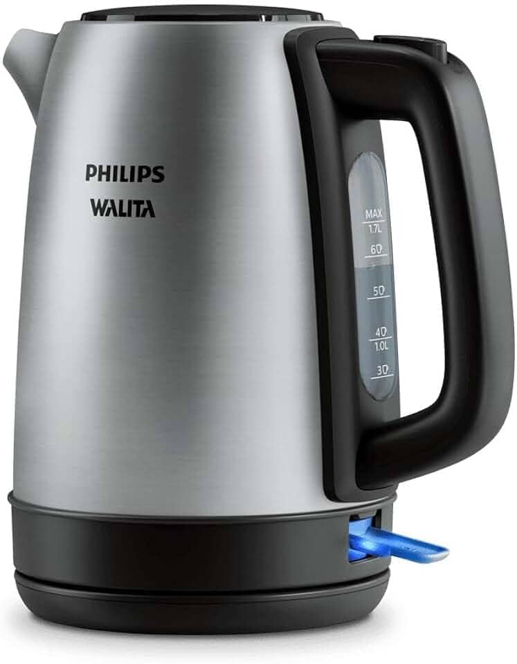 Chaleira Série 3000 Inox Philips Walita 1200W, 2 anos de garantia, 127v - HD9350/90