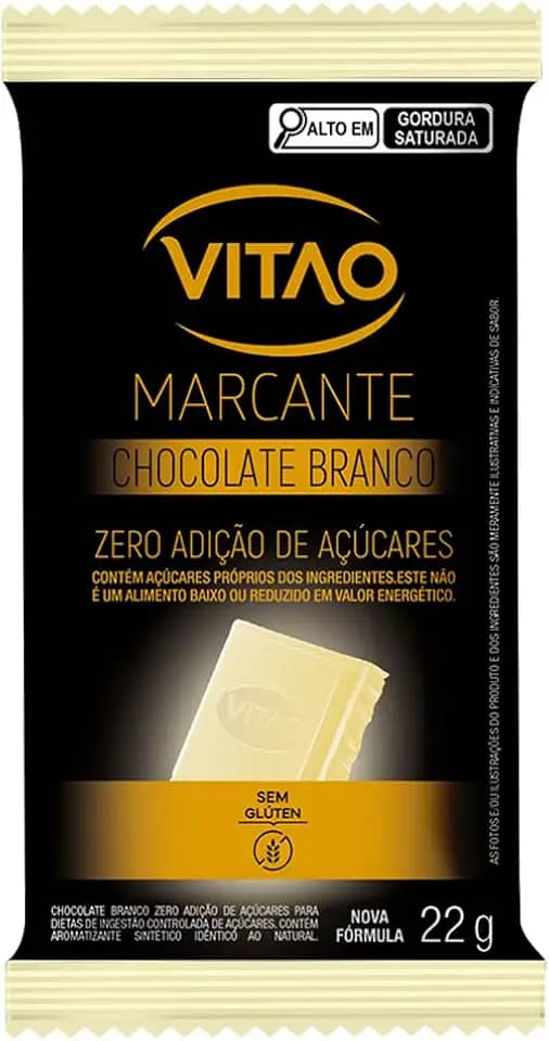 Chocolate Branco Zero Açúcar