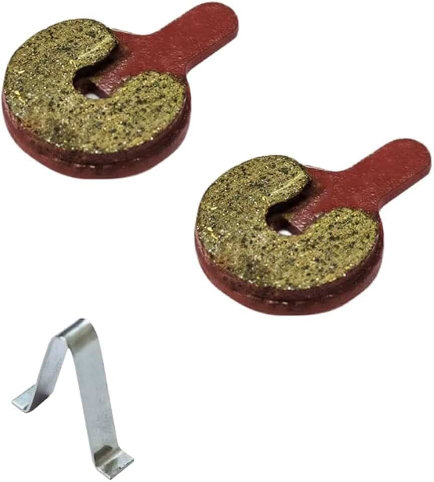 Par De Pastilhas Freio Disco Bicicleta Redonda Bike