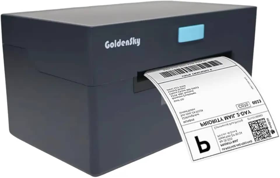 Impressora Térmica De Etiqueta Adesiva 110mm Usb Goldensky Bluetooth