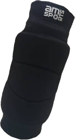 Joelheira Premium Para Goleiro Am Sports Armadura 2.0 (Preto, Médio)
