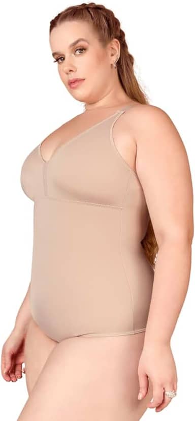 Cinta Body Modelador Plus Size Alta Compressão sem Bojo