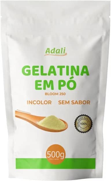 Gelatina em pó Adali 500g - Sem sabor