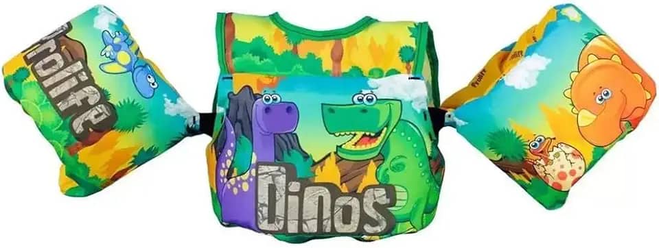 Colete Salva-Vidas Infantil Homologado ProLife CK01 Cor:Dinos