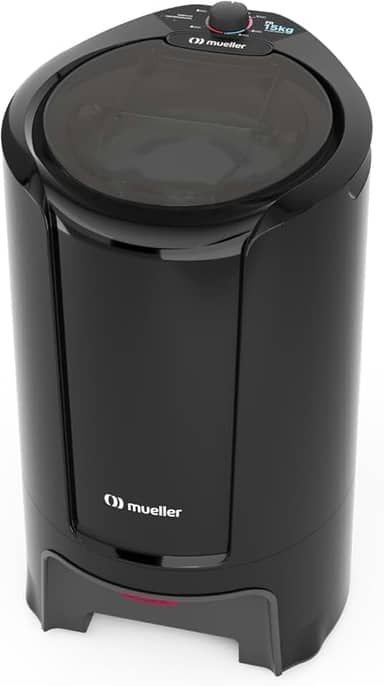 Centrífuga de Roupas Mueller Fit 15Kg de roupa molhada Preta 127V
