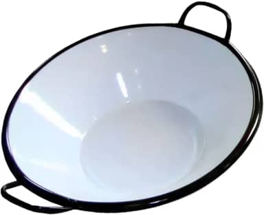 Tacho Esmaltado com Alça N22 Pastel Salgados Churros Batata Frita Em Geral 19 Litros