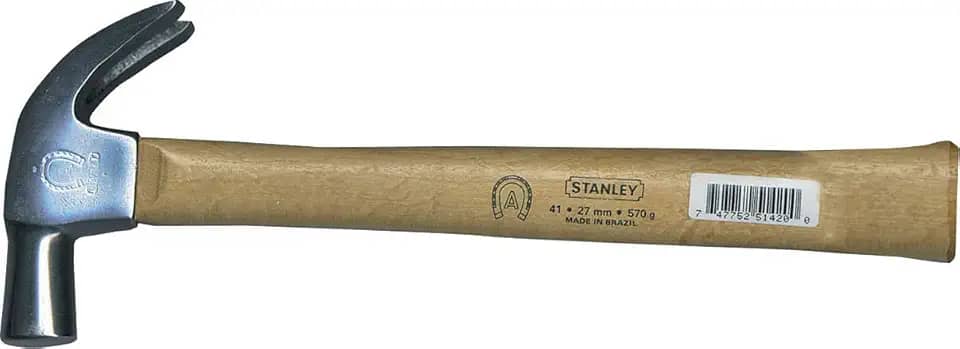 STANLEY Martelo Ferradura Cabo de Madeira (29mm) 20Oz 51-424S