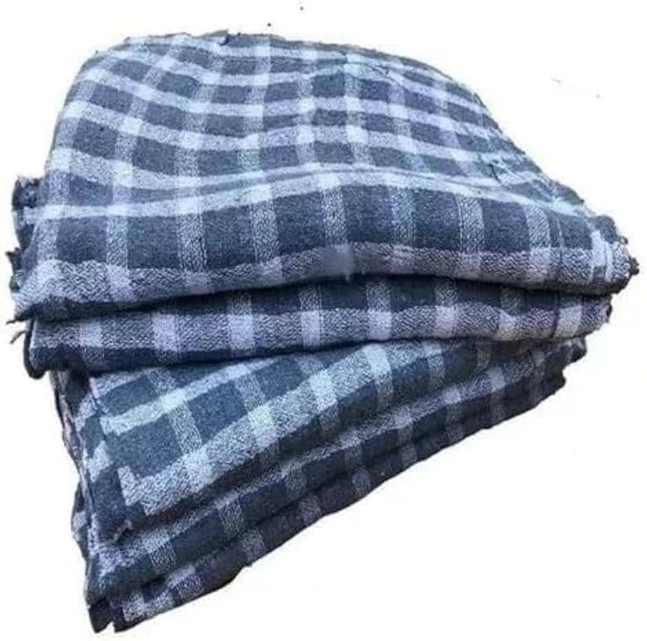 Kit 5 Panos de Chão Xadrez Extra Grande 50cm x 80cm