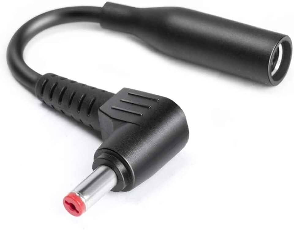 KFD Adaptador de Alimentação DC Plug Conversor 7,4 mm x 5,0 mm a 5,5 mm x 1,7 mm para Acer Nitro 5 AN515, Predator Helios 300, Aspire 7, V 15, VX 15 Nitro, V17 - ADP-135 - Preto