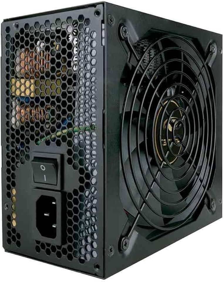 Fonte Gamer C3Tech PS-G500B, Preta,Certificacao 80 Plus Bronze 500w, ATX, PFC ativo Bivolt automatico 115/230V, Cooler 120mm