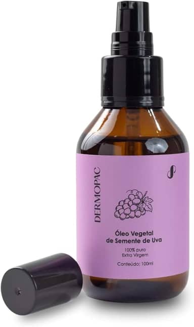 Dermopac Óleo Vegetal de Semente de Uva 100% Puro, 100ml