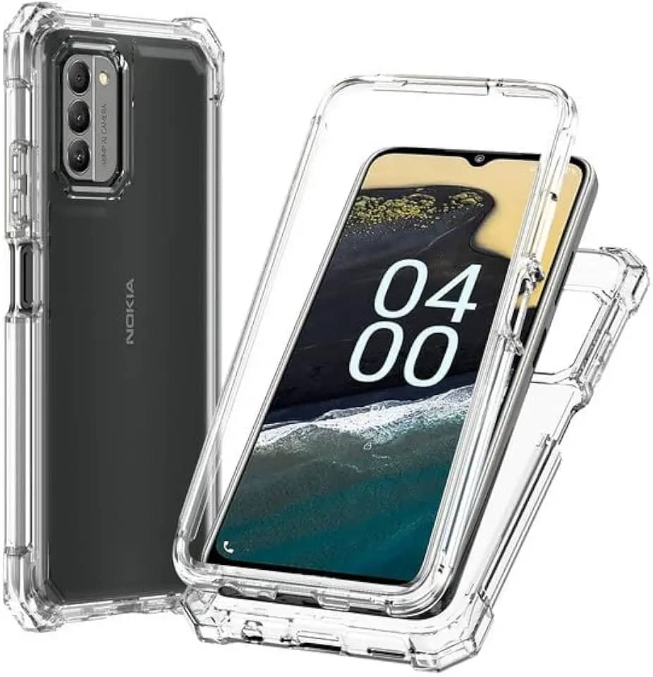 Para Nokia G310 5G, Nokia G42 5G - Capa protetora à prova de choque para celular - transparente