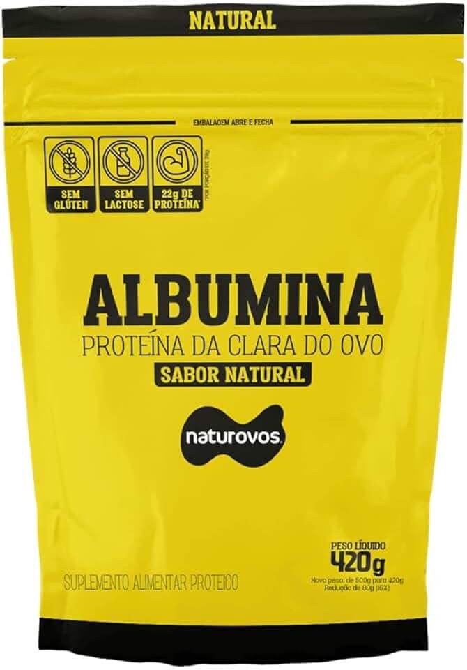 Naturovos Albumina (420G) Natural -