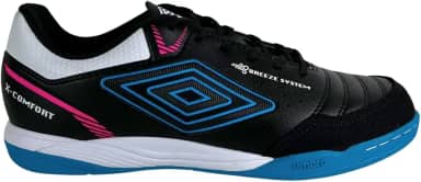 Chuteira Umbro X-Comfort Futsal Preta e Azul