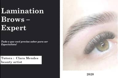 CURSO EXPERT LAMINATION BROWS : torne-se especialista na mais nova técnica de design de sobrancelhas (curso profissionalizante Livro 1)
