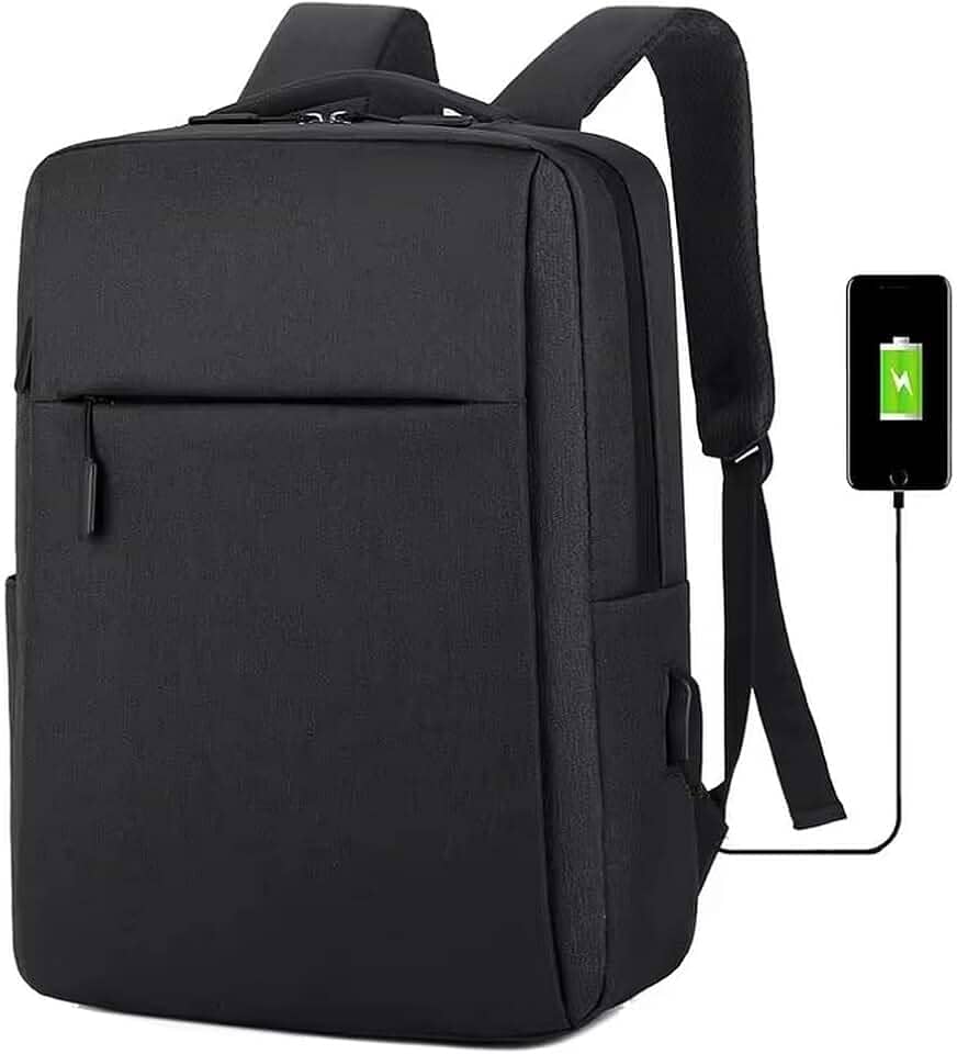 Mochila Executiva Unissex Slim para Notebook - Impermeável, Porta USB, Vários Compartimentos – Ideal para Trabalho, Estudos e Viagens