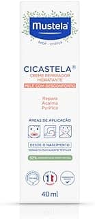 Mustela Cicastela Creme Reparador Hidratante 40Ml - Hidrata Repara Acalma E Purifica A Pele - Multiuso Para Os Pequenos Dodóis Dos Bebês E Crianças Feito Com 91% De Ingredientes