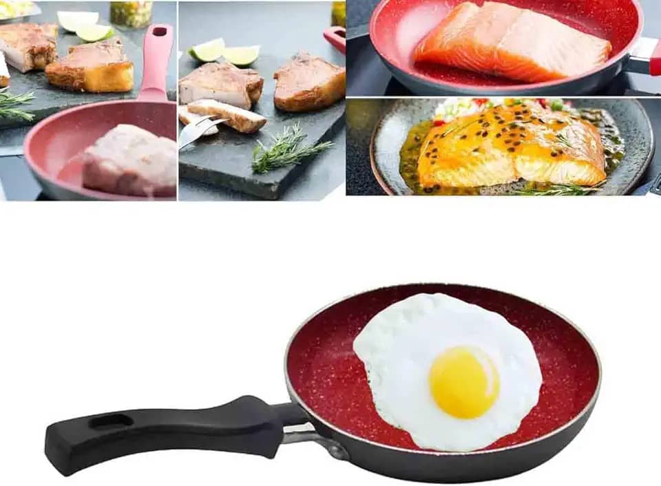 Mini Frigideira Para Ovos N14 Cerâmica Antiaderente Frita Sem Óleo Duralar