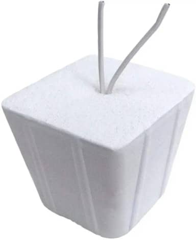 Bloco Pombo Branco Pássaros Osso Siba - Tamanho M