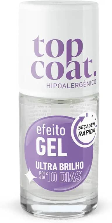 Blant Top Coat Blant Efeito Gel Incolor 8 5Ml