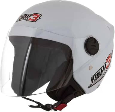 Pro Tork Capacete Moto New Liberty Three, Branco, Tam. 56