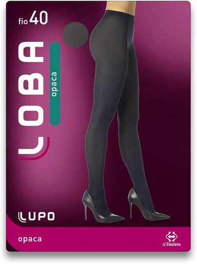 Meia Calça Loba Opaca Fio 40 (Adulto) Tamanho: Gg | Cor: Preto