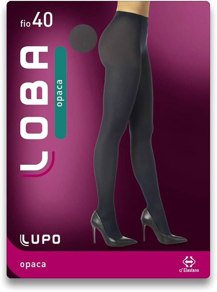 Meia Calça Loba Opaca Fio 40 (Adulto) Tamanho: Gg | Cor: Preto