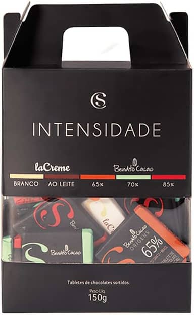Caixa Intensidade Tabletes 150g Cacau Show