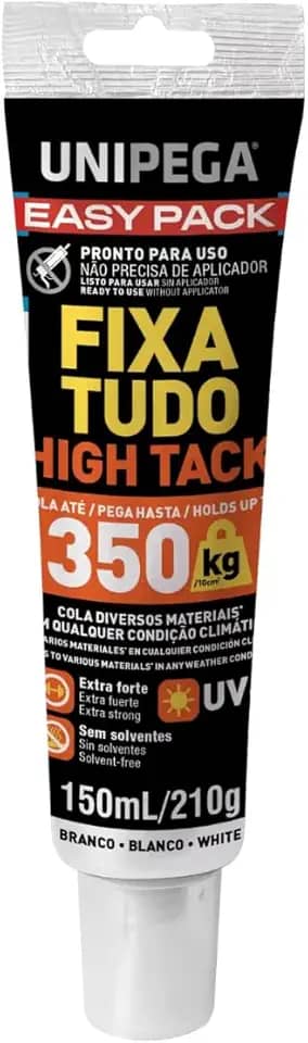 Super Cola Agarre Imediato Fixa Tudo Até 350kg High Tack Easy Pro 210g