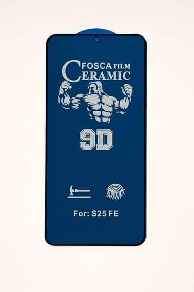 Compatível com Samsung Galaxy S25 FE - Película Privacidade Fosca de Ceramica Gel 9d Anti Espiã