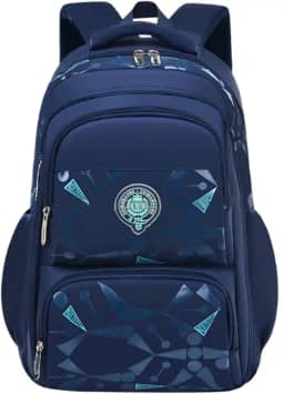 Mochila Masculina Bolsa Escolar Infantil Meninos Grande Espaço Lápis Fichario Notebook