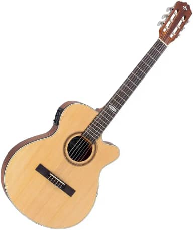 Violão Strinberg Sl200c Ns Flat Nylon Elétrico Natural Fosco