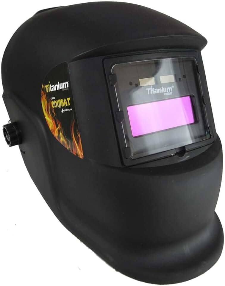 Mascara De Solda Automatica Auto Escurecimento Titanium Cor Preto N/a