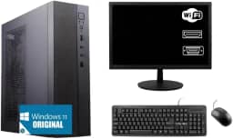 PC COMPLETO MINI SLIM I7 4770 RAM 16GB SSD 480GB - MONITOR 19 KIT TECLADO E MOUSE WINDOWS 11 ORIGINAL