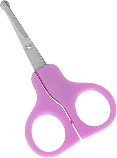 Tesoura para Unha com Cabo Plástico Baby Flex - Mundial (ROSA)