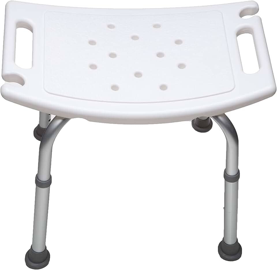 Banco ou cadeira de banho SEM encosto - Supermedy - BB, Bege