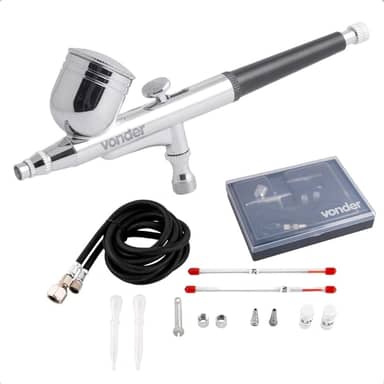 Vonder, Aerógrafo Com Acessórios, 13 Peças.