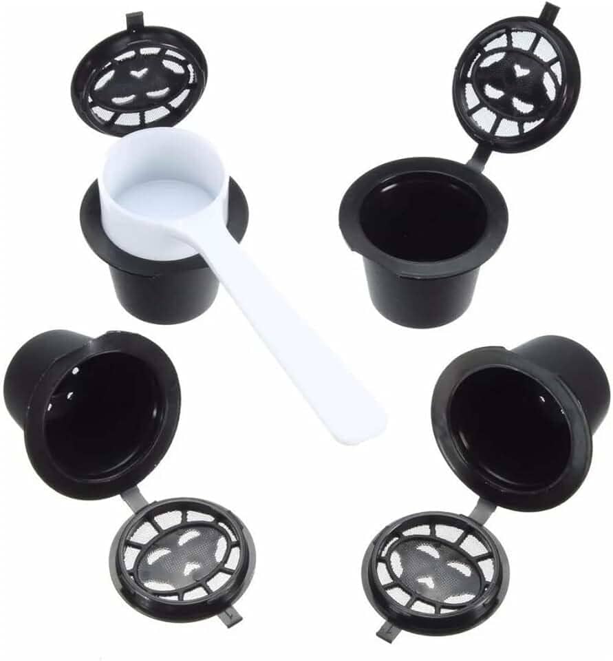 Kit 4 Cápsulas Nespresso Reutilizável + Dosador