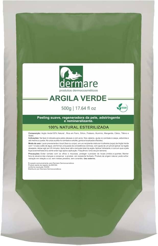 DERMARE Argila Verde Detox 500G Dermare