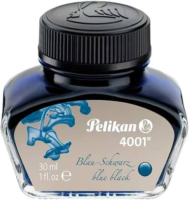 Tinta Para Caneta Tinteiro 30ml Blue Black Pelikan 4001