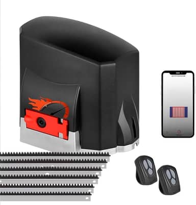 Motor de Portão Garen Fit Connect 1/3 HP 127V Wi-Fi com 2 Controles e 3m de Cremalheira