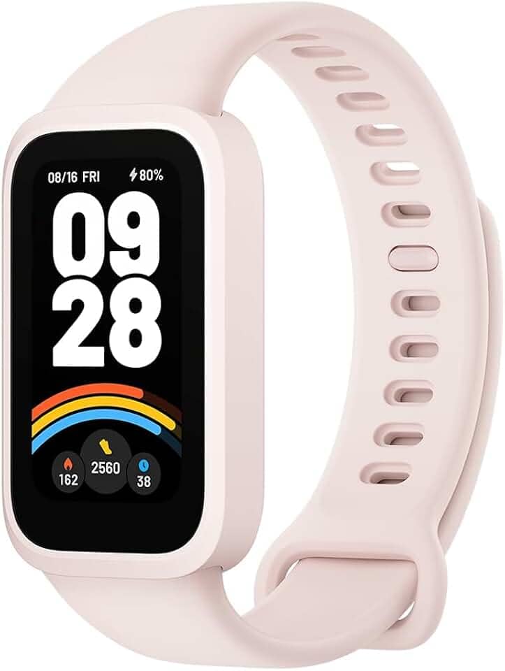 Xiaomi Smart Band 9 Active, Smartwatch Global, Rosa, Monitor de Atividades Físicas com Tela Digital