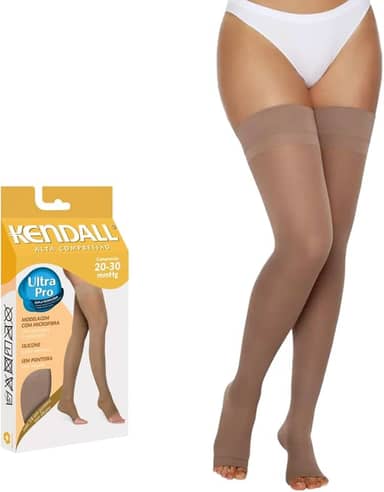 Meia Longa Sem Ponteira Alta Compressão, Kendall, Feminino