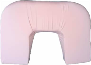 Almofada Amamentacao Gêmeos Lisa Rosa Claro