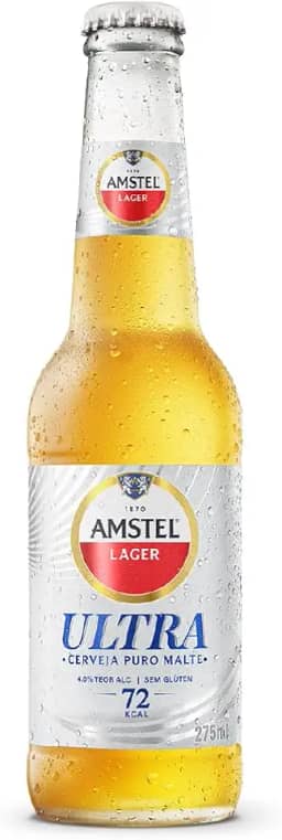 Amstel Ultra Cerveja Puro Malte, Long Neck 275ml